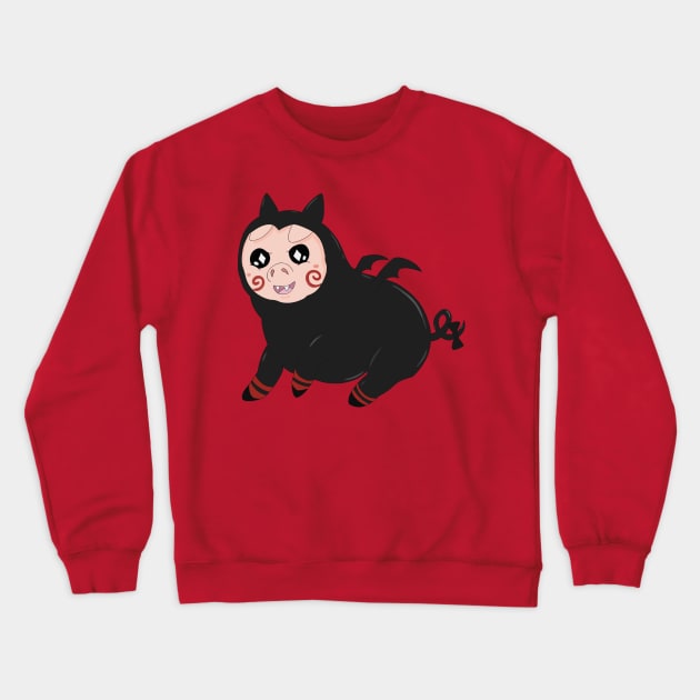 Poogie- Black Honey Crewneck Sweatshirt by Bestiary Artistry